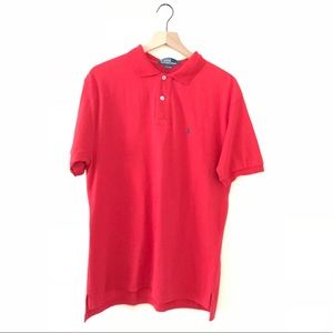 EUC Polo Ralph Lauren Golf Blue Label Red